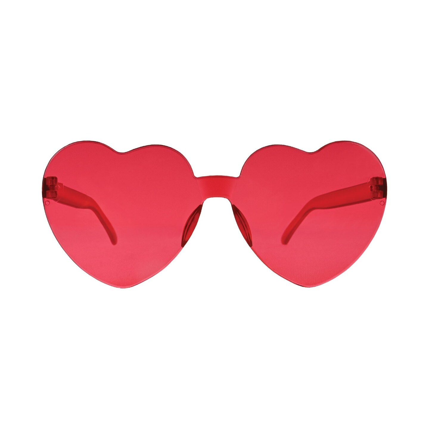 12 Pack Beistle Heart Glasses