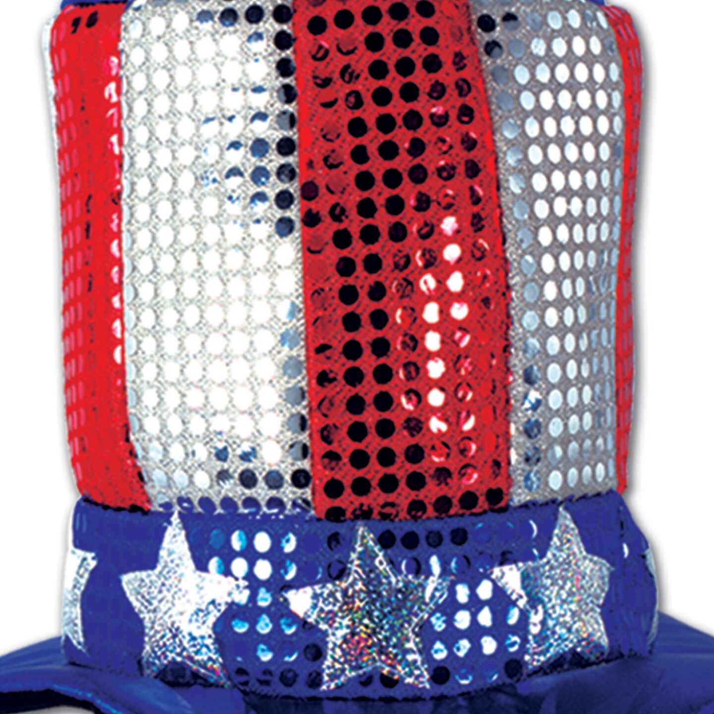 12 Pack Beistle Glitz &#x27;N Gleam Uncle Sam Top Hat
