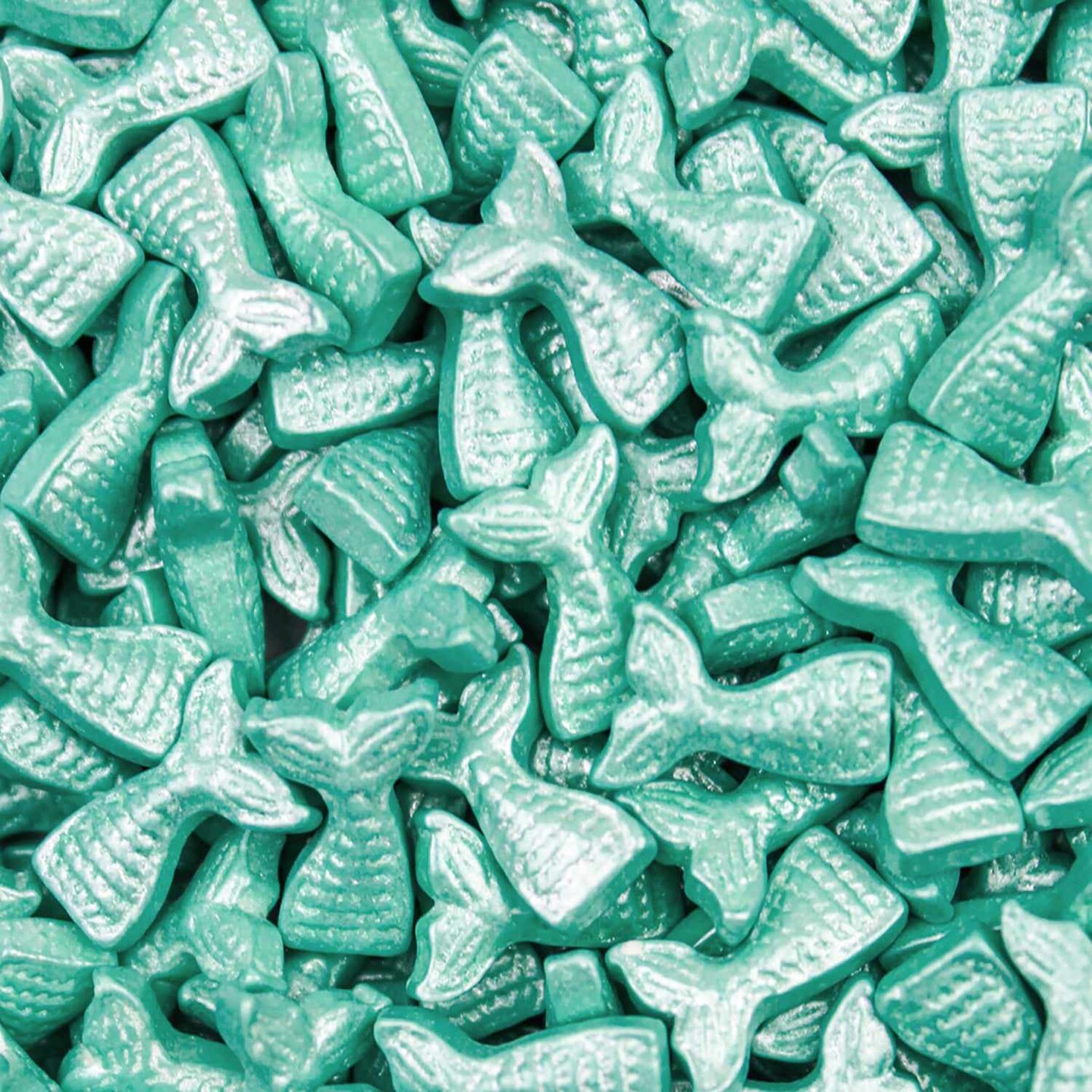 Krazy Sprinkles - Teal Mermaid Tails (1/2 Cup, 1x Jar) for Cakes, Ice Cream &#x26; Cookies