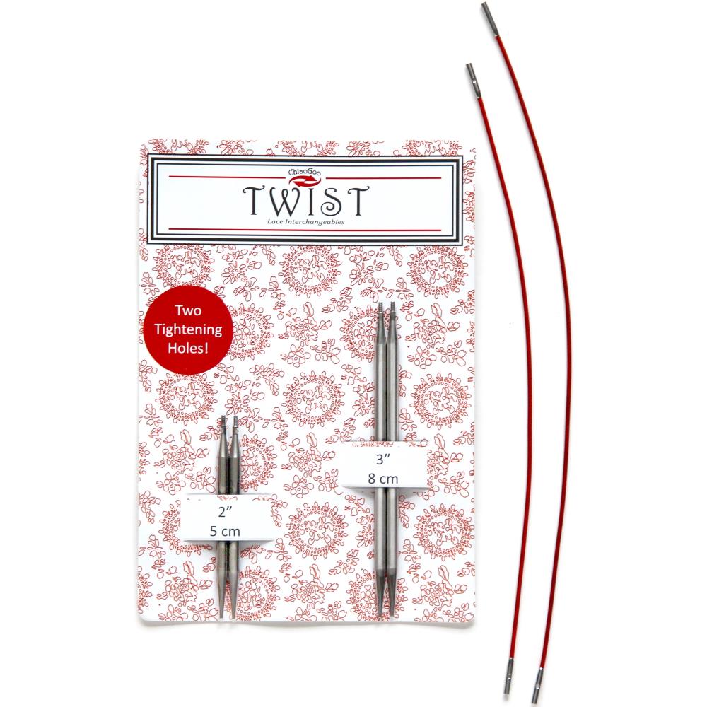 ChiaoGoo TWIST Short Combo Set 2&#x22; &#x26; 3&#x22; - US 2.5 (3mm)