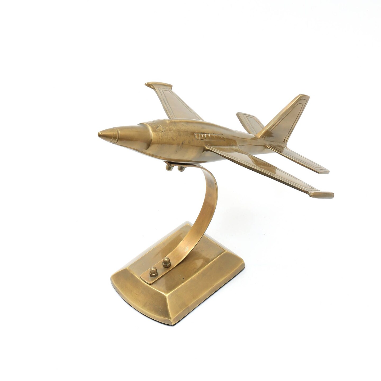 Aluminum Rocket Decorative Sculpture - 11.5&#x22;x6&#x22;x9&#x22;
