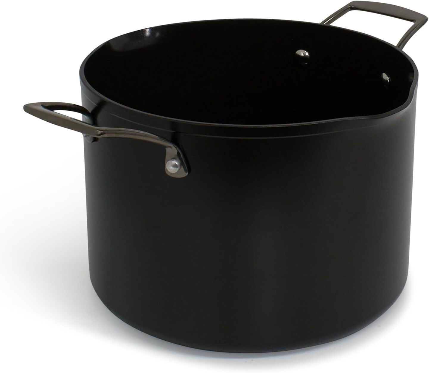 Blu. Cookware 8.5QT Stock Pot with Double Strainer Lid, Non-Toxic