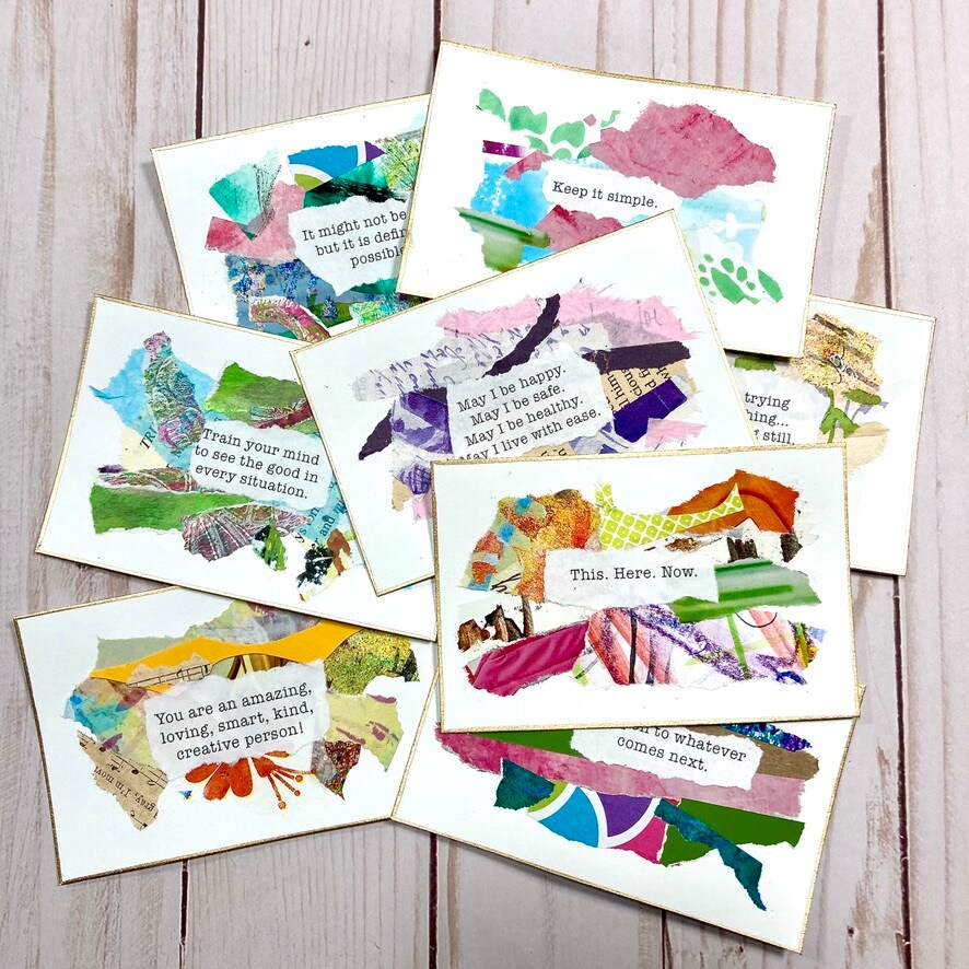 Collage Inspiration Cards
