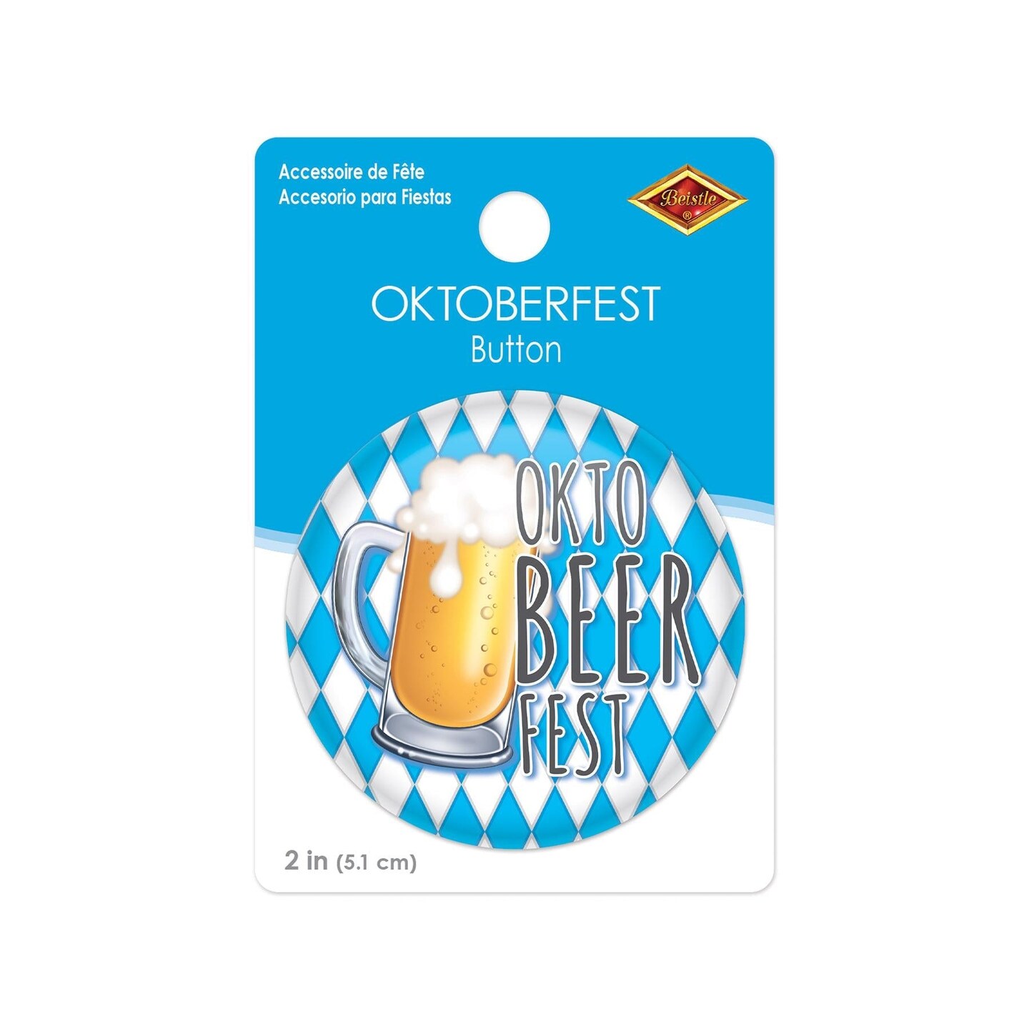 6 Pack Beistle Oktobeerfest Button