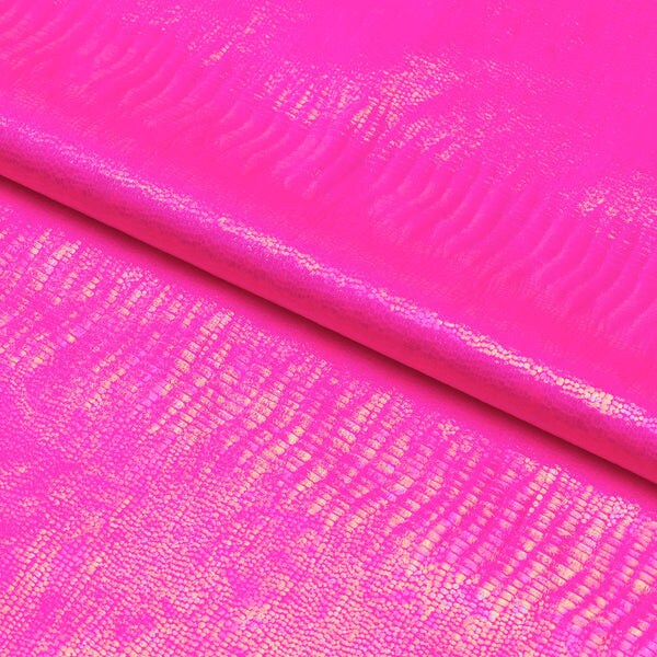 Oil Slick Python Hologram Spandex Fabric