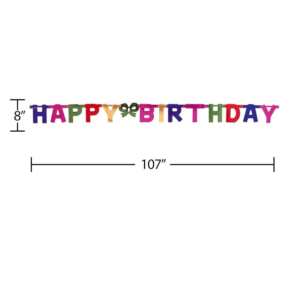 Large Happy Birthday Party Banner