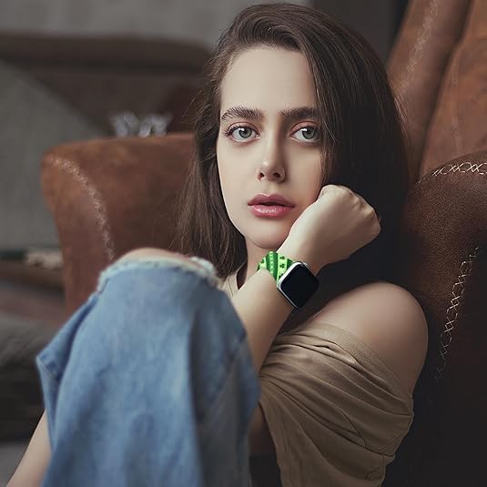 Holidays Watch Band Compatible with Apple Watch Series 10 9 8 7 6 5 4 3 Ultra SE for Women Men, Strap Replacement for iWatch 38mm 40mm 41mm 42mm 44mm 45mm 46mm 49mm