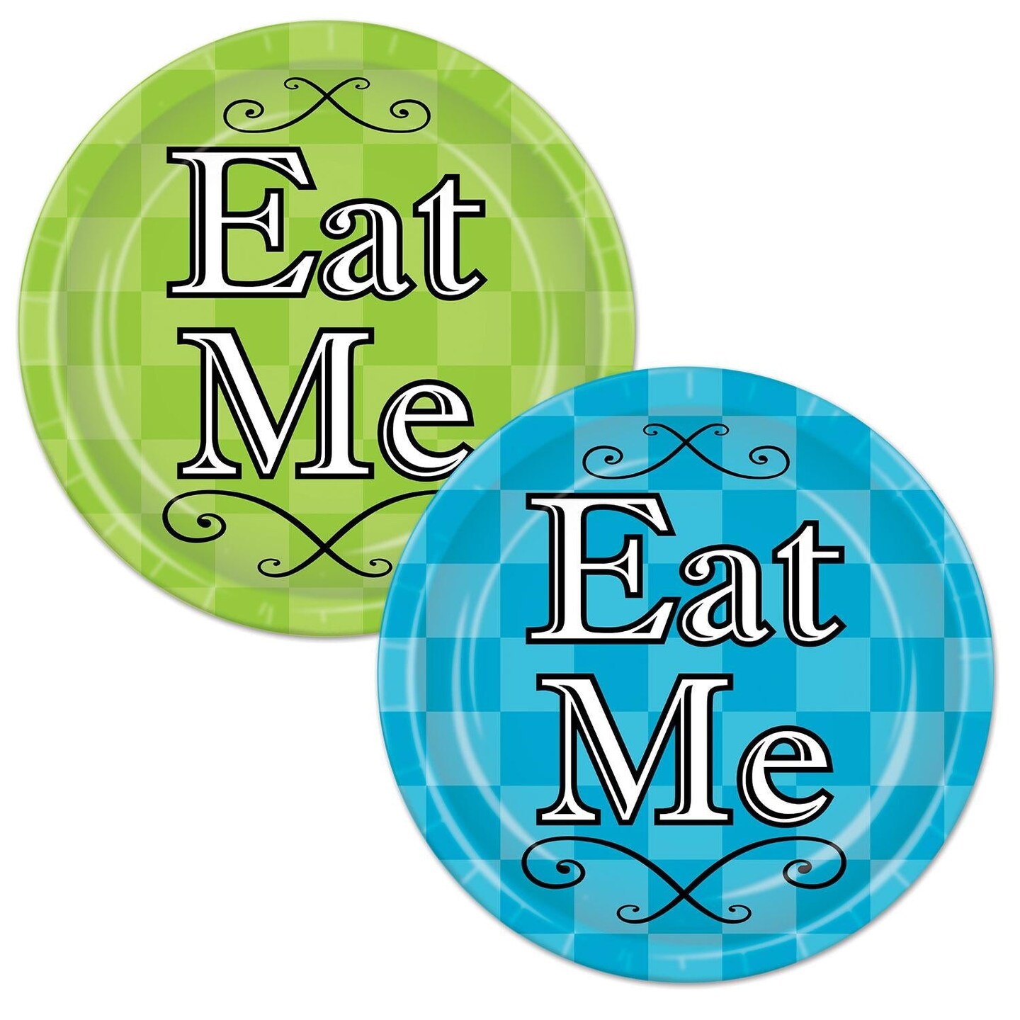 96 Pack Beistle Alice In Wonderland Party Paper Plates 9 inch