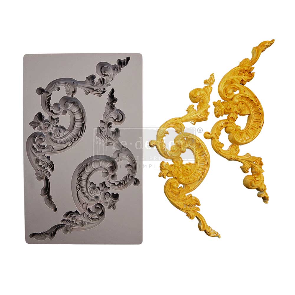 Redesign Décor Moulds® 5"x8" - Italian Villa Scrolls Copyright #VA2328138