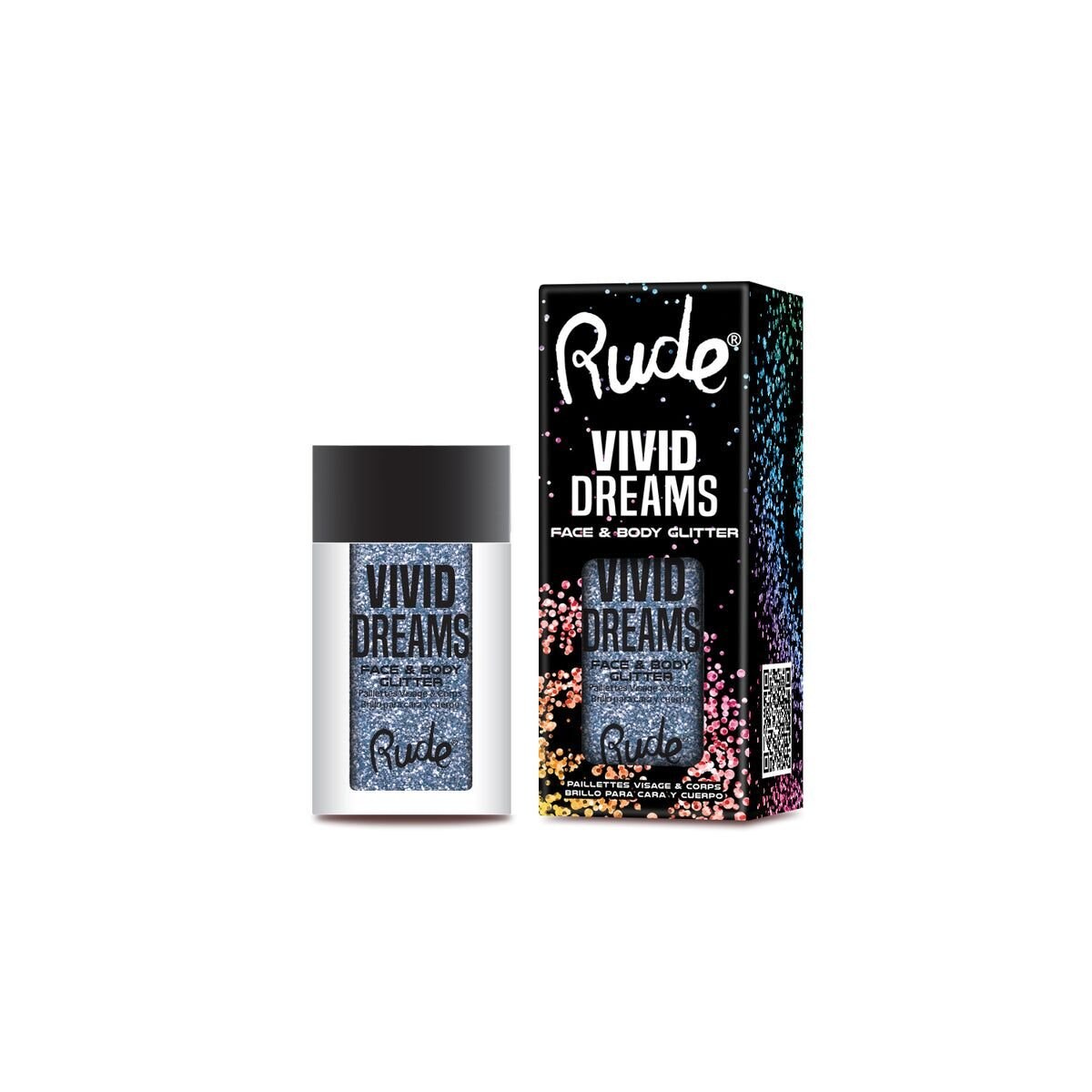 RUDE - Blue - Vivid Dreams Glitter for Face and Body - 1 Piece
