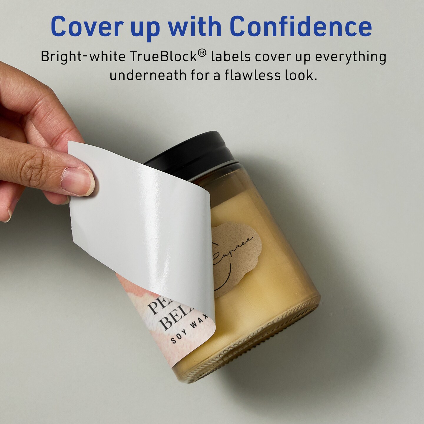 Avery TrueBlock Matte White Paper Labels, 3" x 7" Rectangle