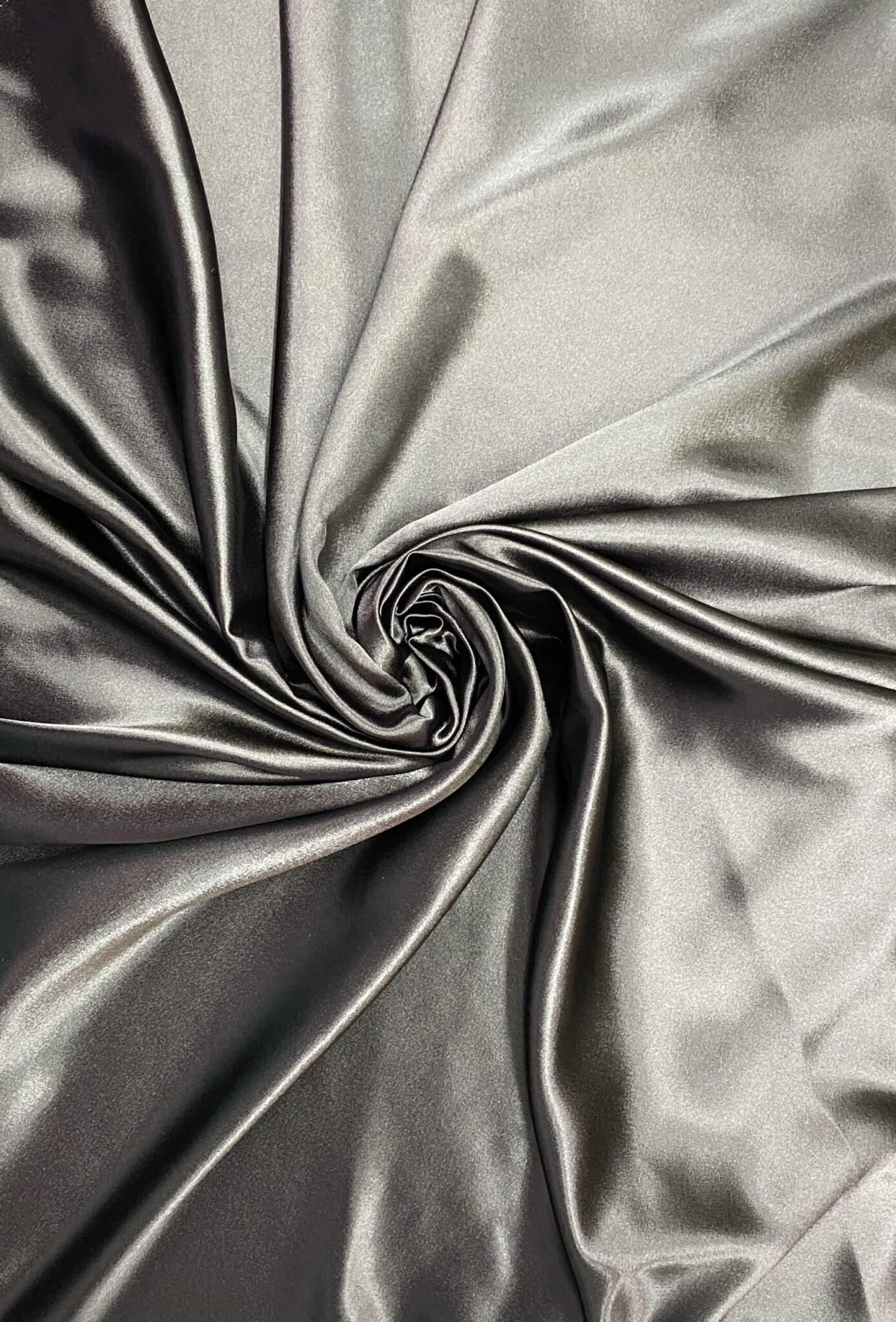 1 Yard Luxurious Black Crepe Satin Fabric for Dressmaking Costumes and Formal Wear 58 Inch Width