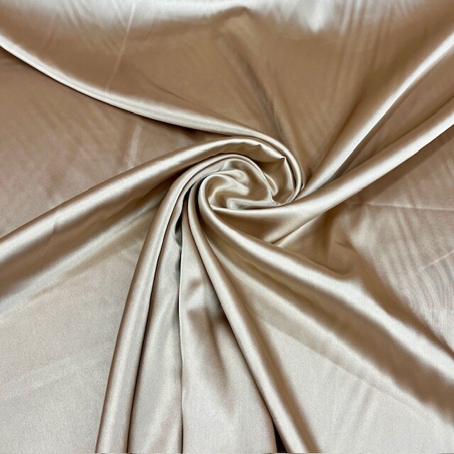 1 Yard Stretch Charmeuse Satin Fabric Silky Smooth 2-Way Stretch for Bridal Gowns 60 Inch Width