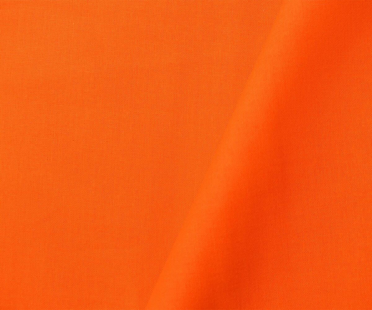 Orange Cotton Solid Quality Quilting Woven Fabric By the Yard