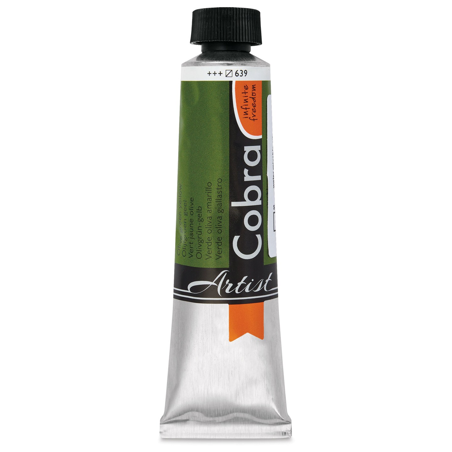 Cobra Artist Water Mixable Oil Paint - Olive Green Yellow, 40 ml tube