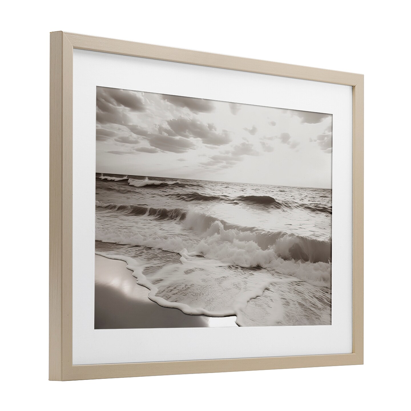 Stupell Industries Beach View Reverie Framed Print Under Glass, design by Decent Exposures