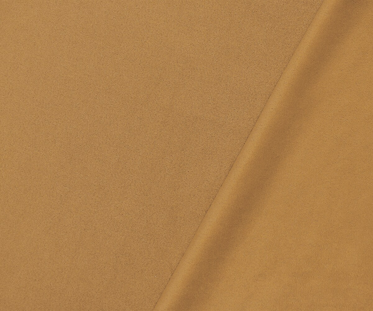 Brown Stretch Spandex Solid Microsuede Knit Fabric By the Yard