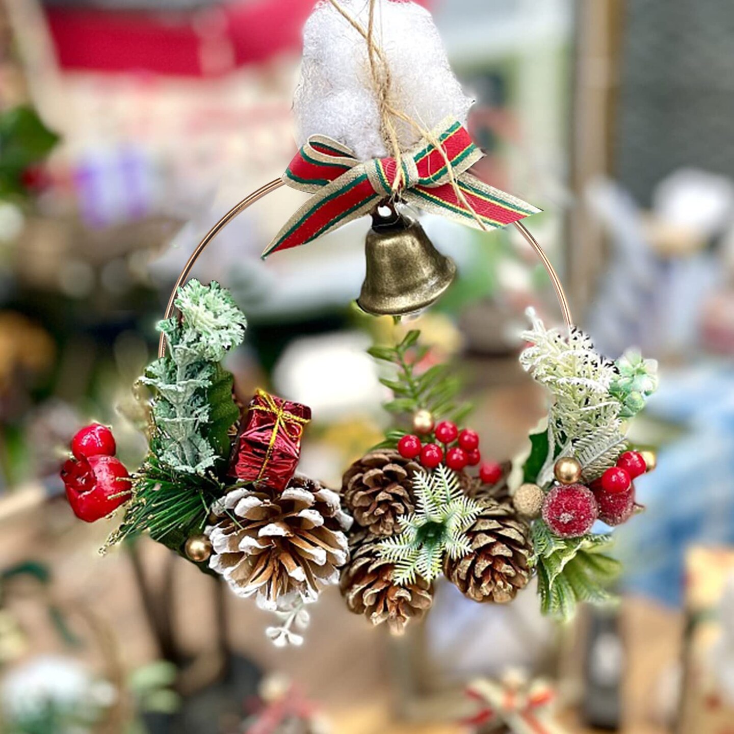 Dream Catcher Rings, 10PCS Wreath Macrame Rings Gold Metal Floral Hoops for Making Wedding Wreath Decor Wall Hanging Crafts, 5 Sizes(2" x2, 3" x2, 4" x2, 5" x2, 6" x2)