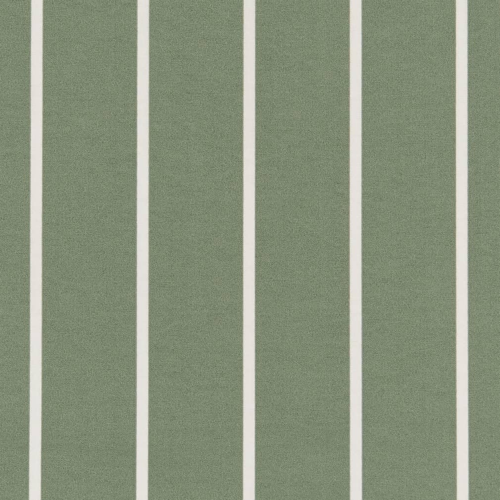 Green Stain Resistant Performance Pet Friendly Stripe Print Upholstery Fabric by The Yard - SKU: Randolph Olive