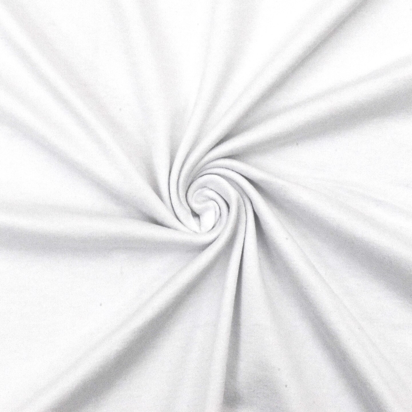 Classic White Famous Maker Rayon Jersey Knit Stretch Activewear Fabric By the Yard