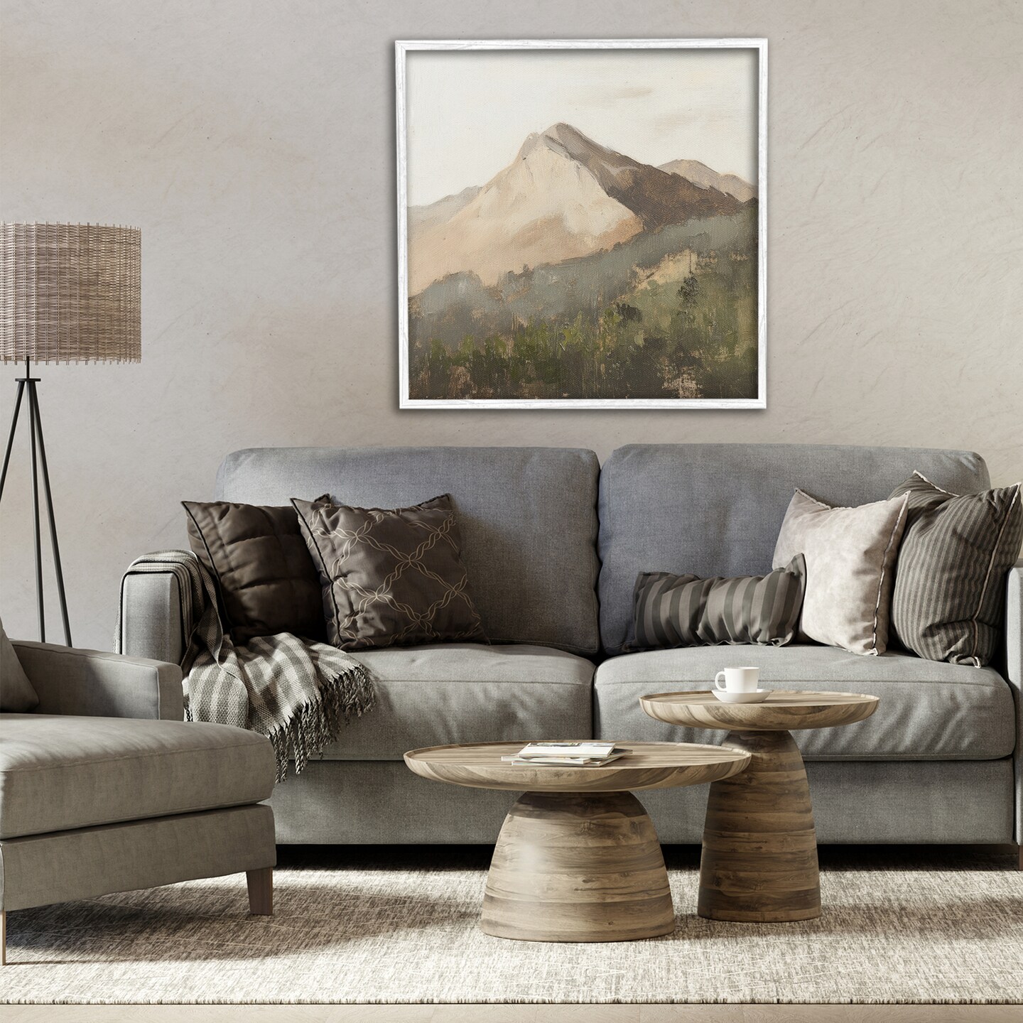 Stupell Industries Sierra Mountain Landscape Framed Giclee, design by Petal Prints Design