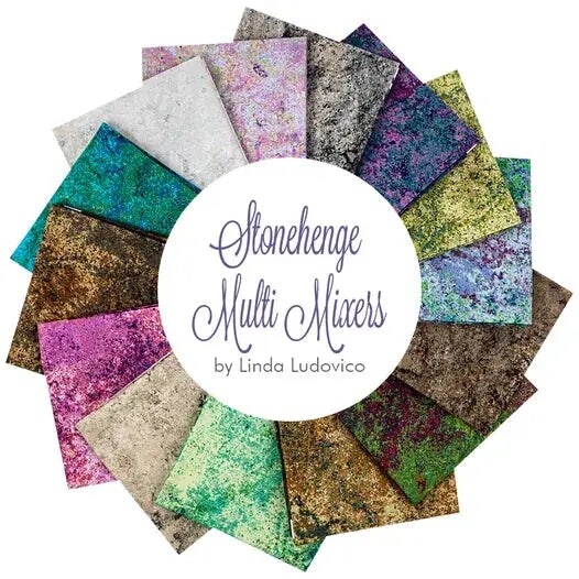 Multi Stonehenge Gradations Fat Quarter Bundle in Multi Mixers