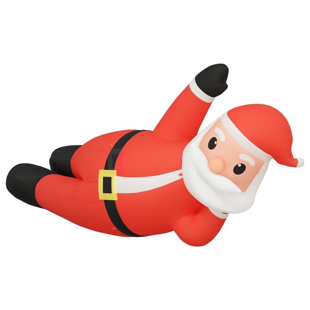 vidaXL Inflatable Santa Red Oxford fabric (100% polyester) with a PU coating
