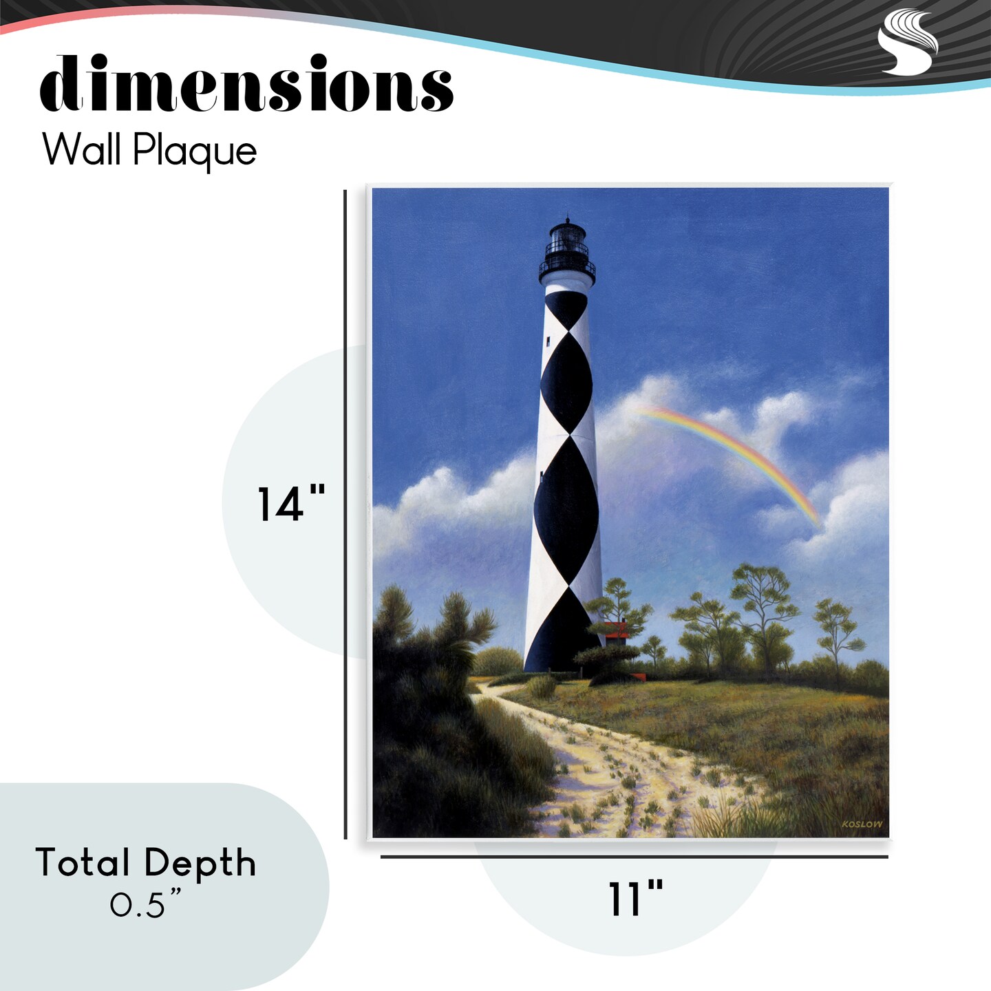 Stupell Industries North Carolina Cape Lookout Wall Plaque, design by Wind River Studios