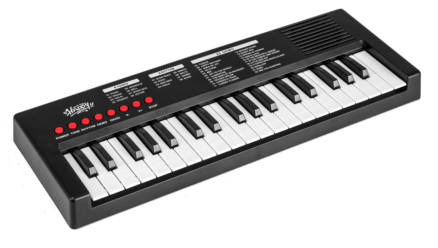 Kids 37-Key Electronic Piano Keyboard with Microphone Toy Music Keyboard with 22 Demos, 8 Tones