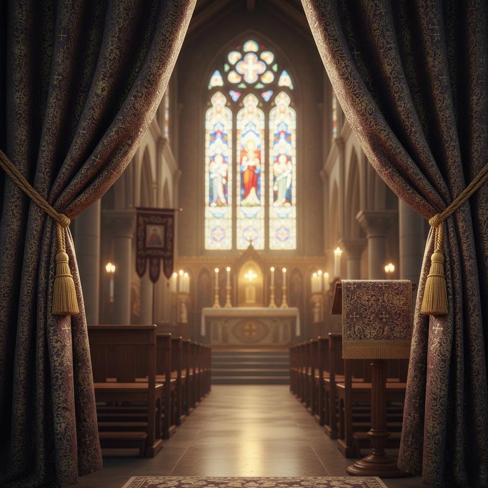 "1 Yard Small Metallic Cross gold Brocade Fabric 100% Polyester for Vestments 58/59 Inch Width