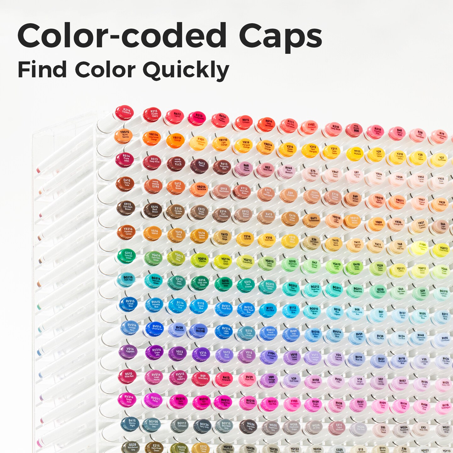 Ohuhu Oahu 80 Colors Alcohol-Based Markers - Dual Tip Chisel & Fine