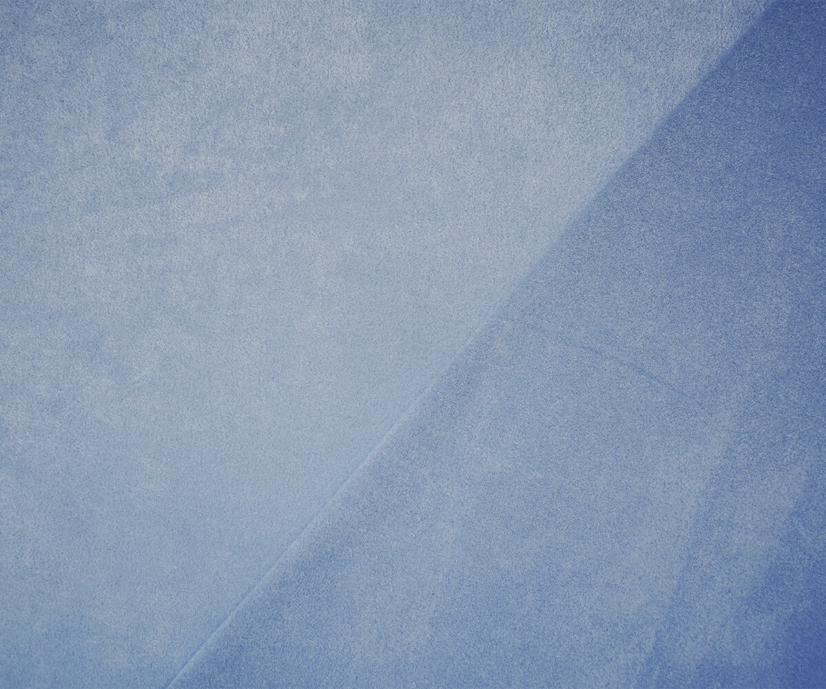 Blue Stretch Spandex Solid Microsuede Knit Fabric By the Yard