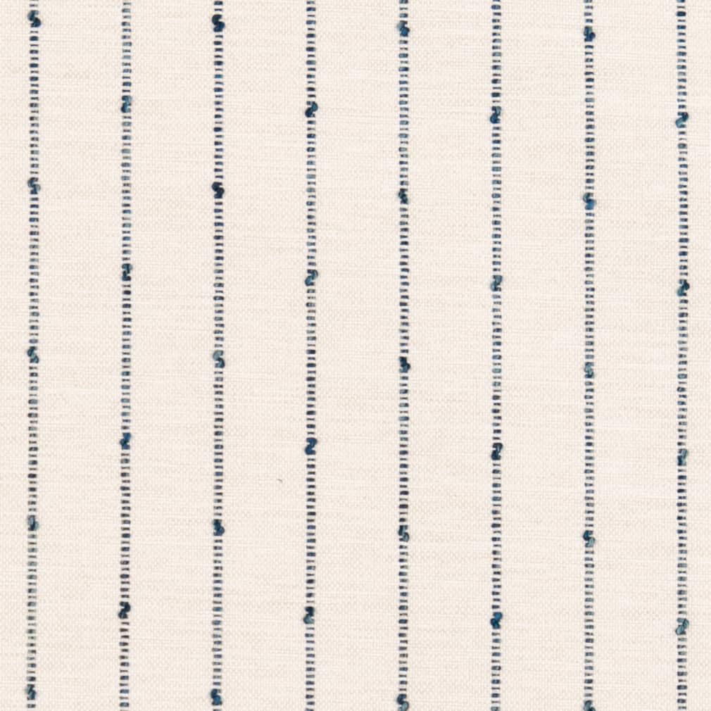 Blue Made in America Stripe Woven Pattern Upholstery Fabric by The Yard - SKU: Fielder Atlantic