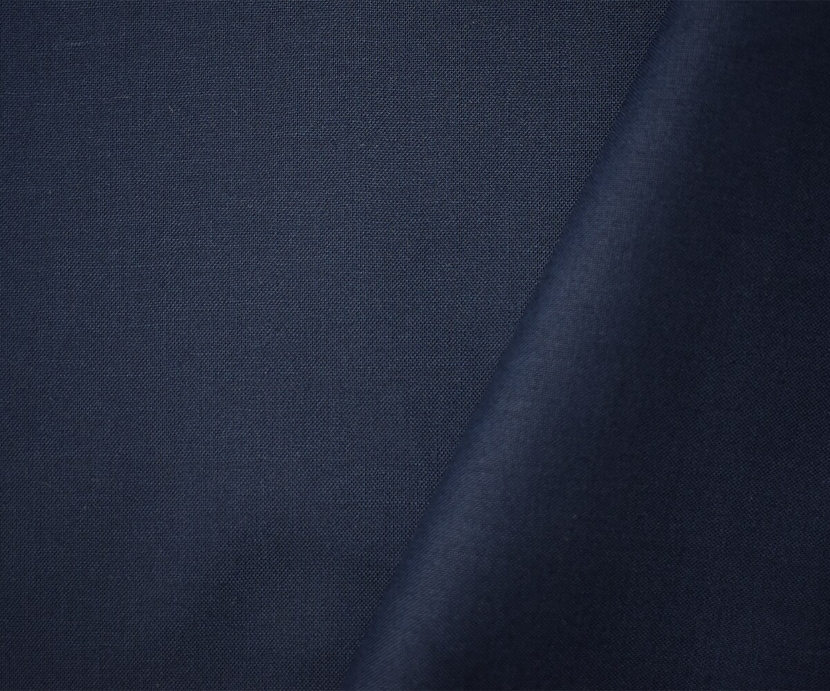 Navy Blue Cotton Solid Quality Quilting Woven Fabric By the Yard