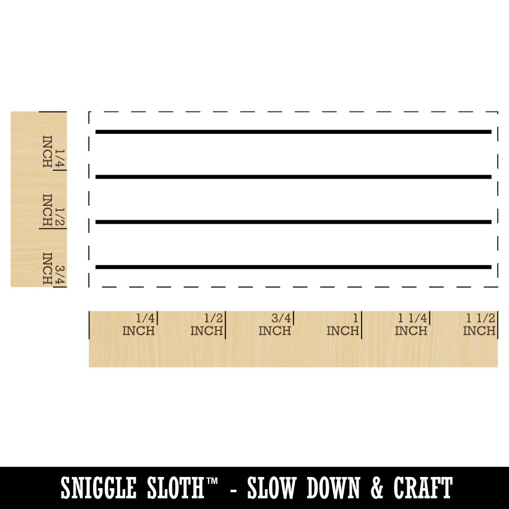 Four Lines for Notes Self-Inking Rubber Stamp Ink Stamper for Business Office