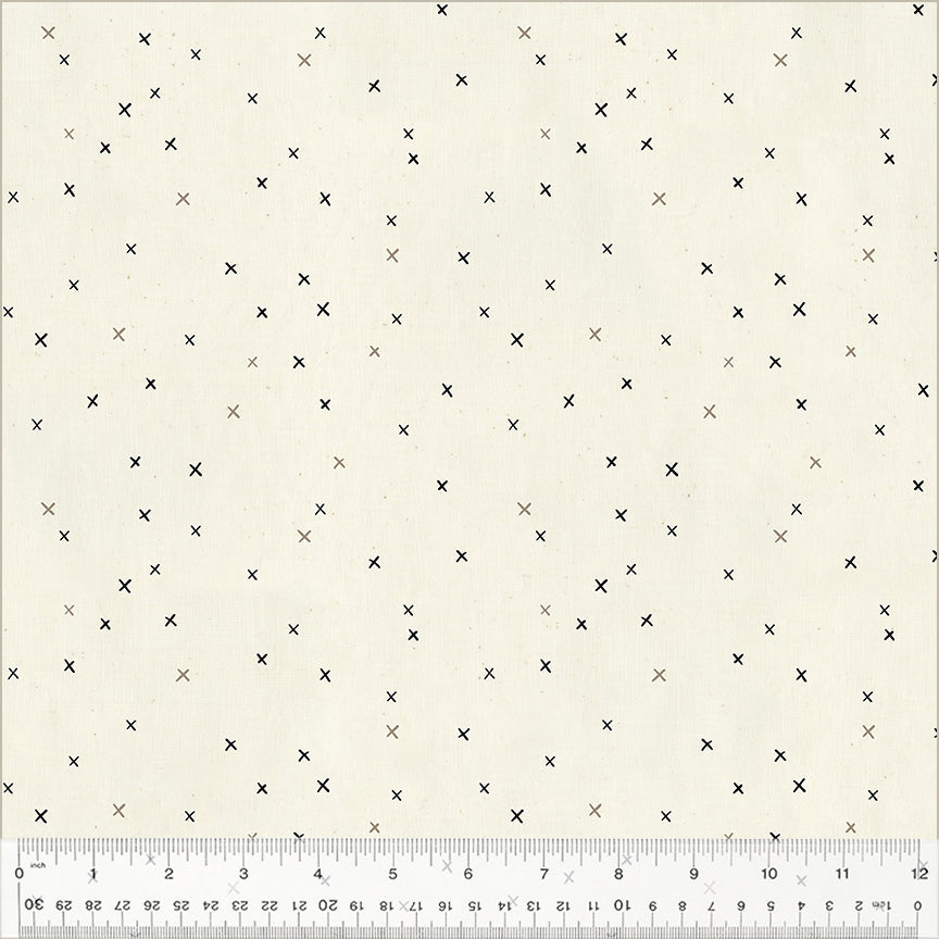 Fabric Windham X Marks the Spot Cross Stitch Miniatures by the Quarter Yard 54268-10