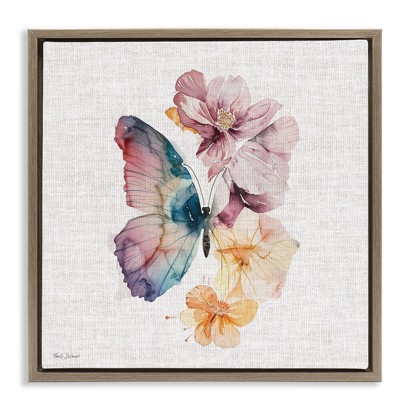 Stupell Industries Emerging Beauty Butterfly Floating Frame, design by Nicole DeCamp