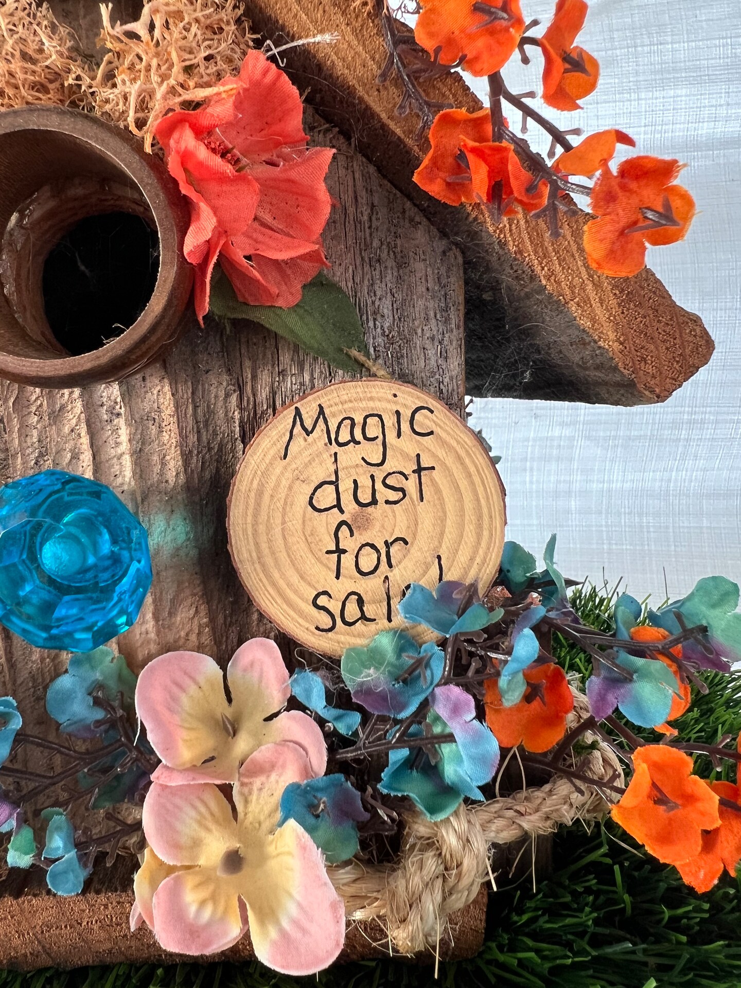 ウッディ・クランボ /【spirit House 】【Peyote Bird】 Fairy House Birdhouse 272 (includes shipping) | MakerPlace by Michaels