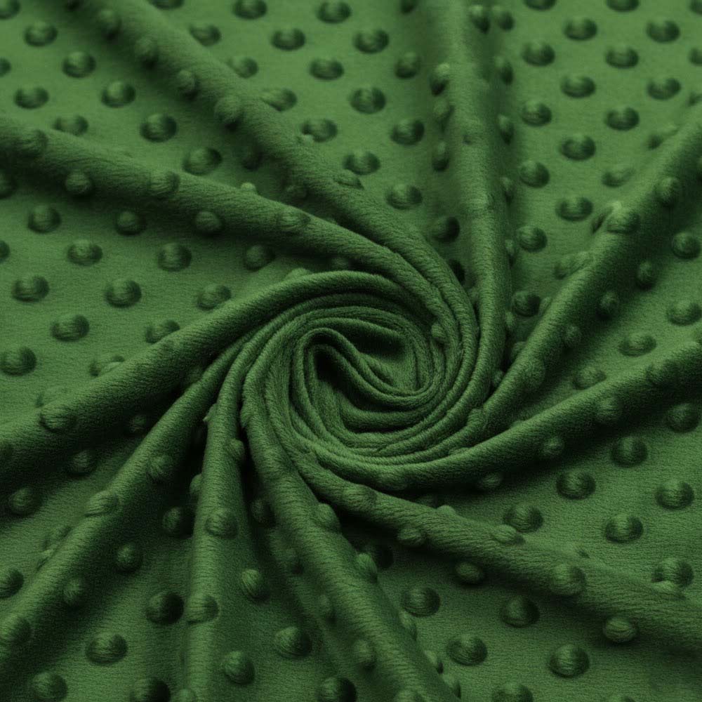 1 Yard Minky Dimple Dot Faux Fur Fabric, 60″ Wide 100% Polyester