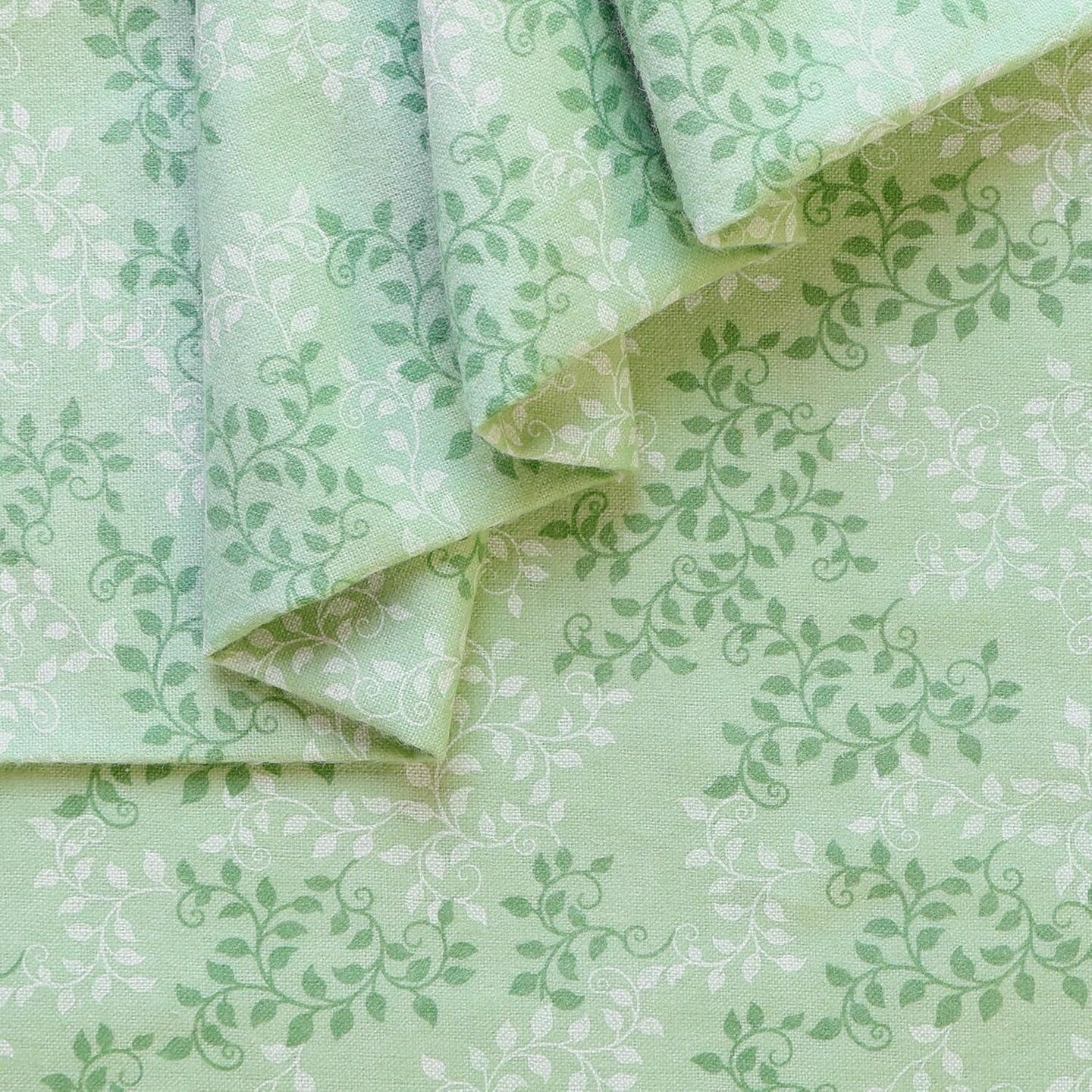 Mook Fabrics Leaves Flannel Fabric [44 in. Wide] - By The Yard