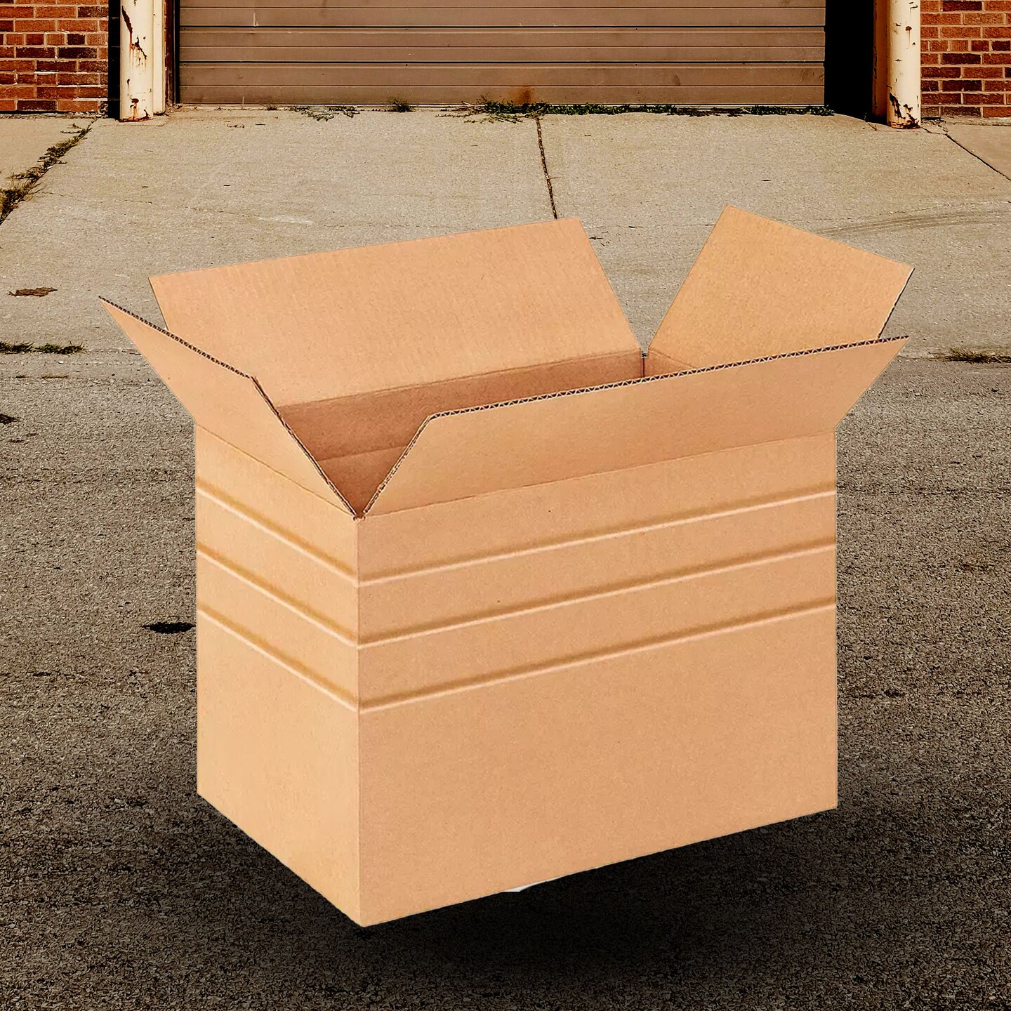 100 Pack 32 ECT Lightweight Multi Depth Corrugated Cartons for Shipping Clothing Toys and More 17 1⁄4 x 11 1⁄2 x 12 inch