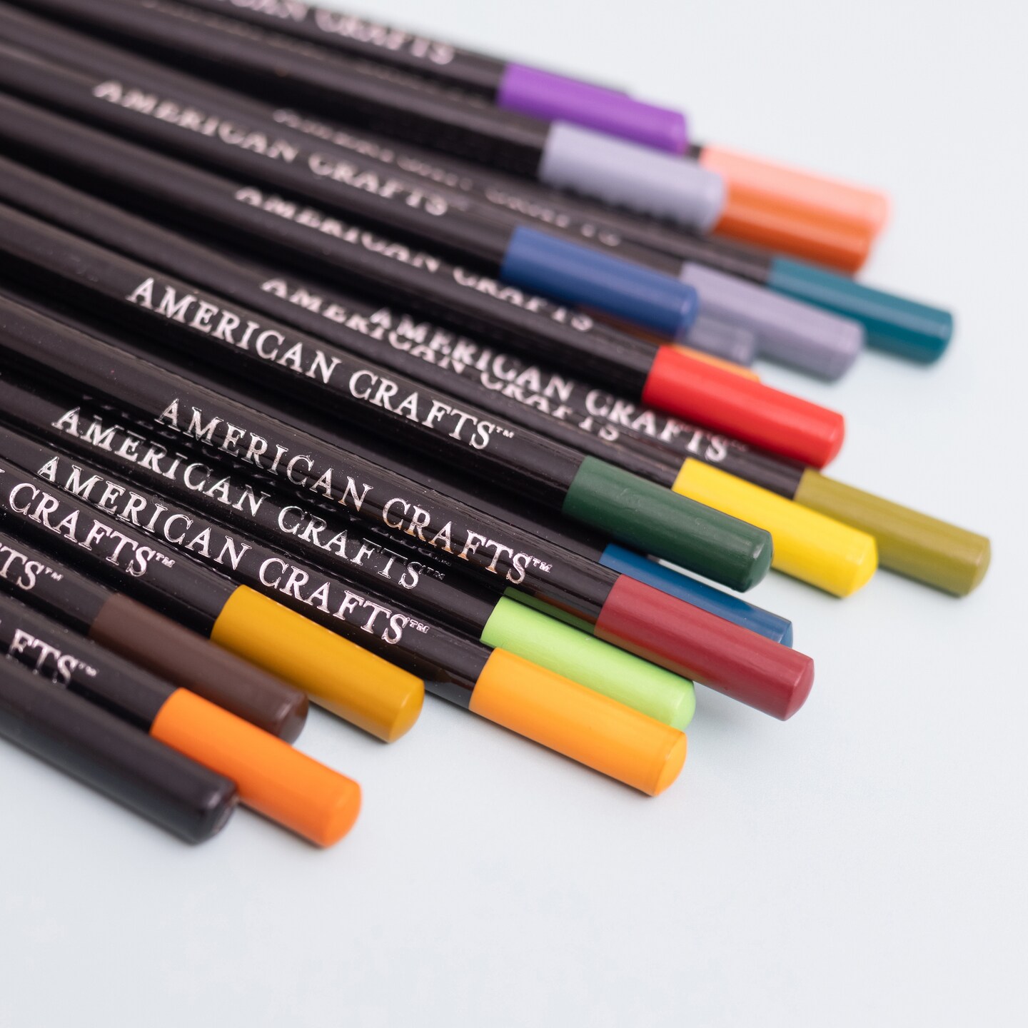 American Crafts Art Supply Basics Colored Pencil Set 24/Pkg-Assorted Colors