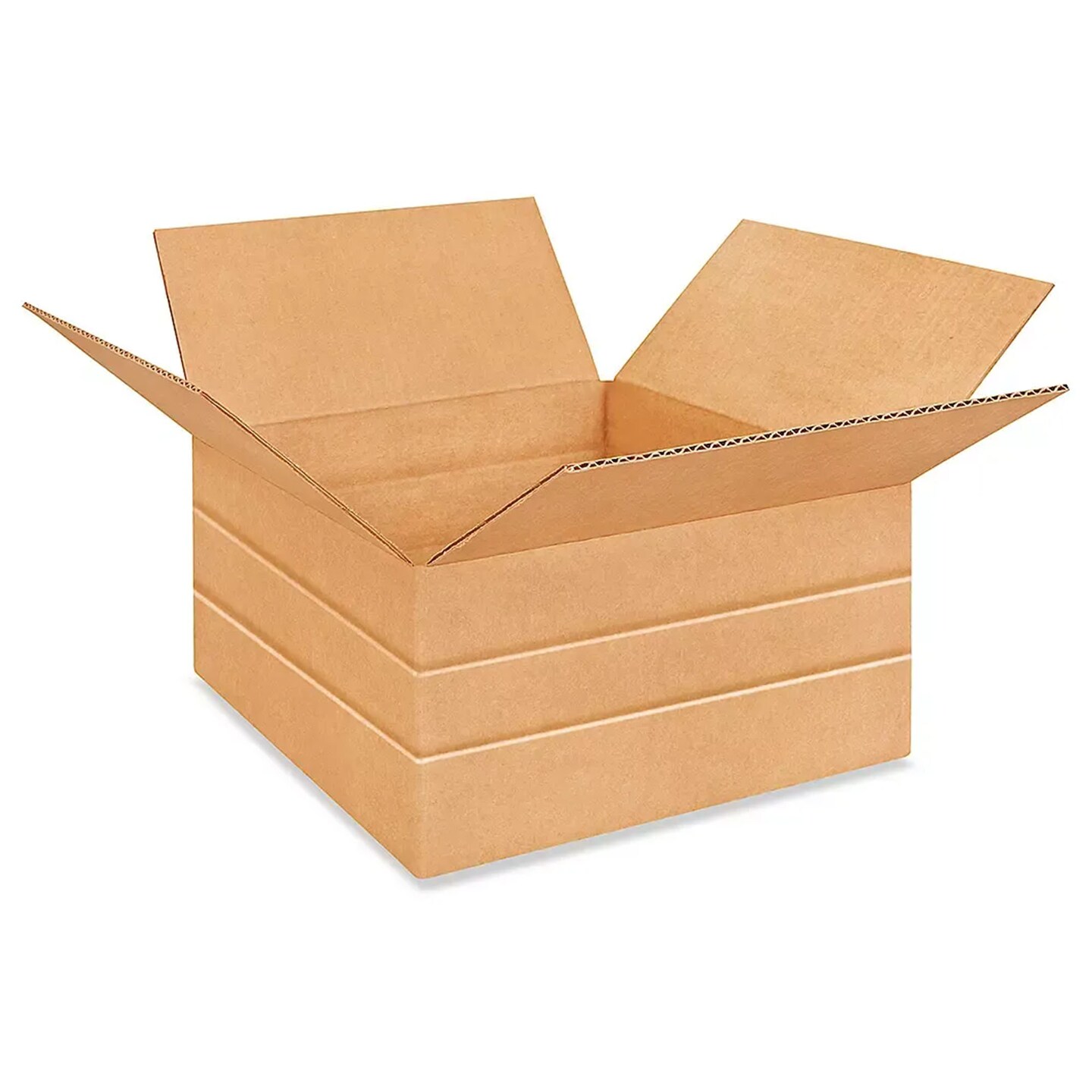 250 Pack Strong Multi Depth Corrugated Shipping Cartons for Storage and Transport 12 x 12 x 6