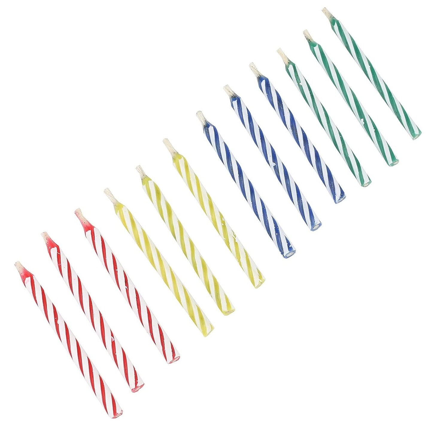 Chef Craft 12 Piece Spiral Relighting Trick Birthday Candles - Relight After Being Blown Out
