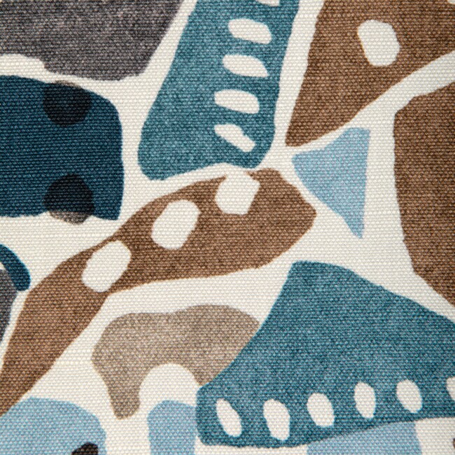 1 Yard Abstract Cotton Linen Fabric for Multipurpose Home Decor Interiors