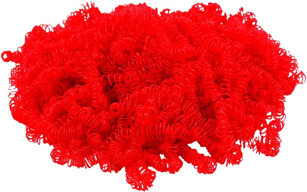 Curly Craft Hair &#x2013; 4 oz Red Decorative Fibers for Arts, Crafts, Costumes &#x26; DIY Projects