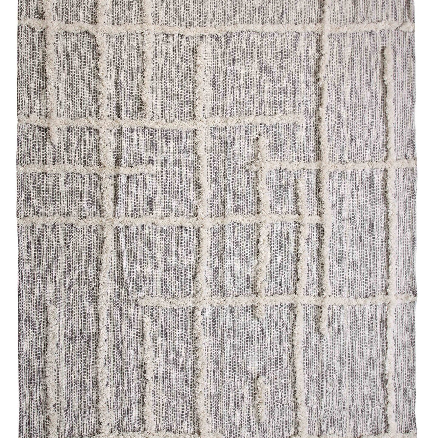 Edge Collections - 60" x 50" - Gray - Charming Striped Throw Blanket for Comfortable Decor - 1 Piece