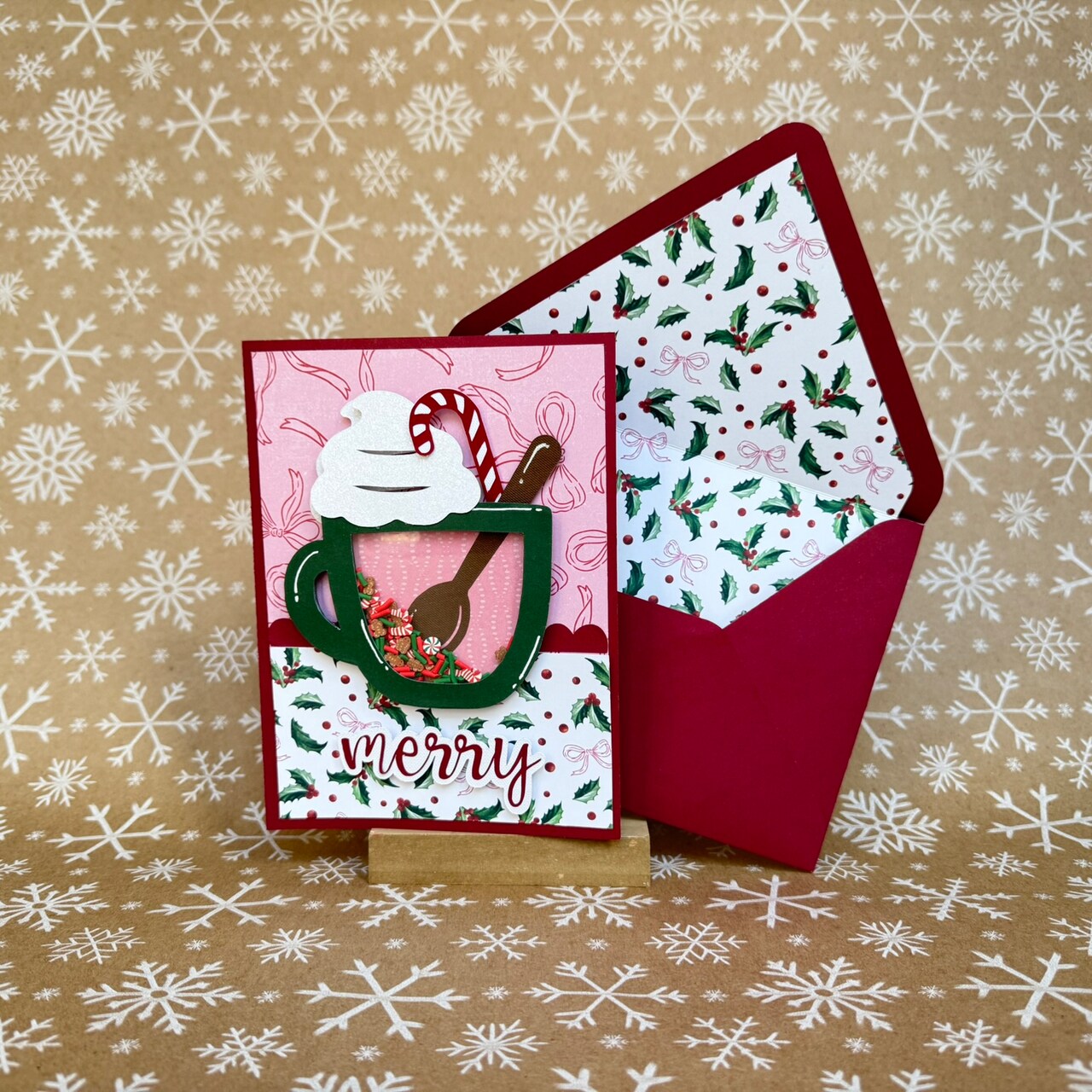 Make a Merry Mug Shaker Card