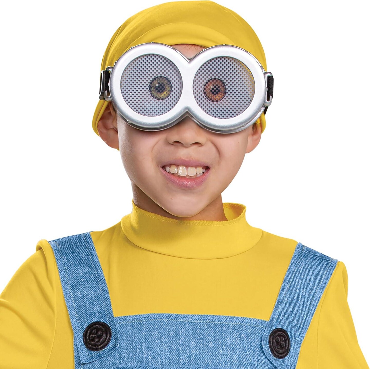 Minions Bob Goggles, Official Minions Movie Kids Size Costume Goggles for Costumes and Dress Up