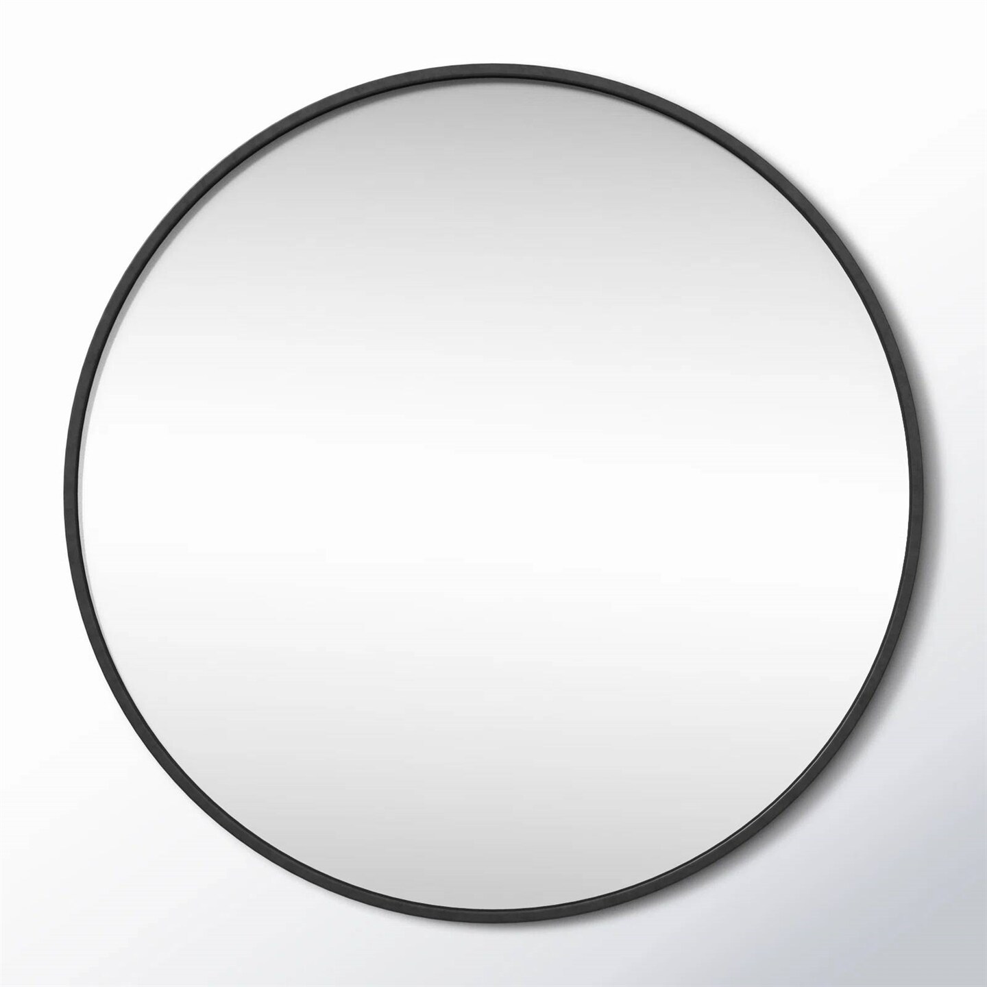 Round Wall Mirror for Living Room, Bedroom, or Bathroom Accent